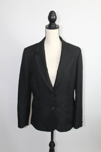 Women's Vintage Black Blazer Haberdashery by Personal Size 8