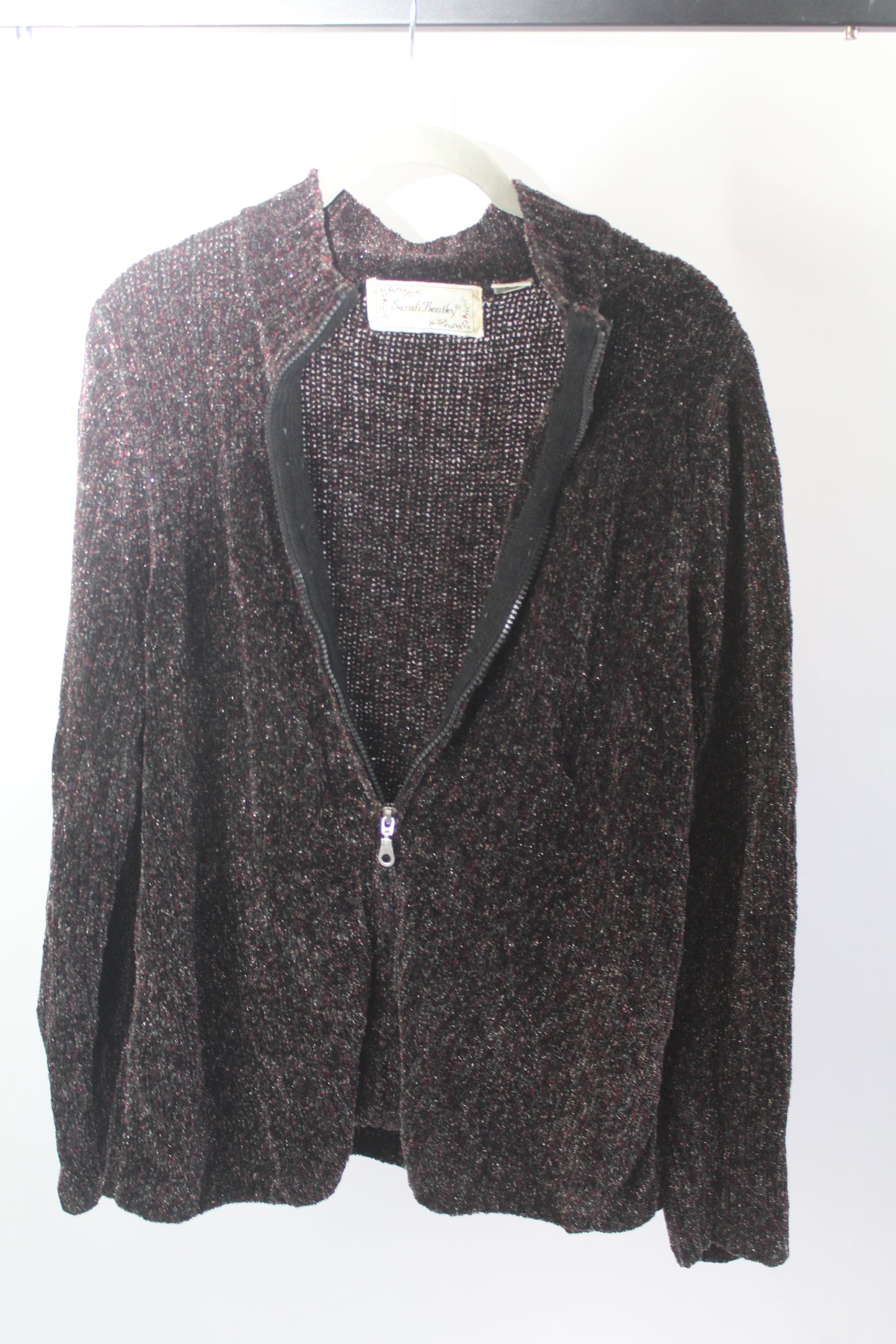 Vintage Zip-Up Sweater Size XL