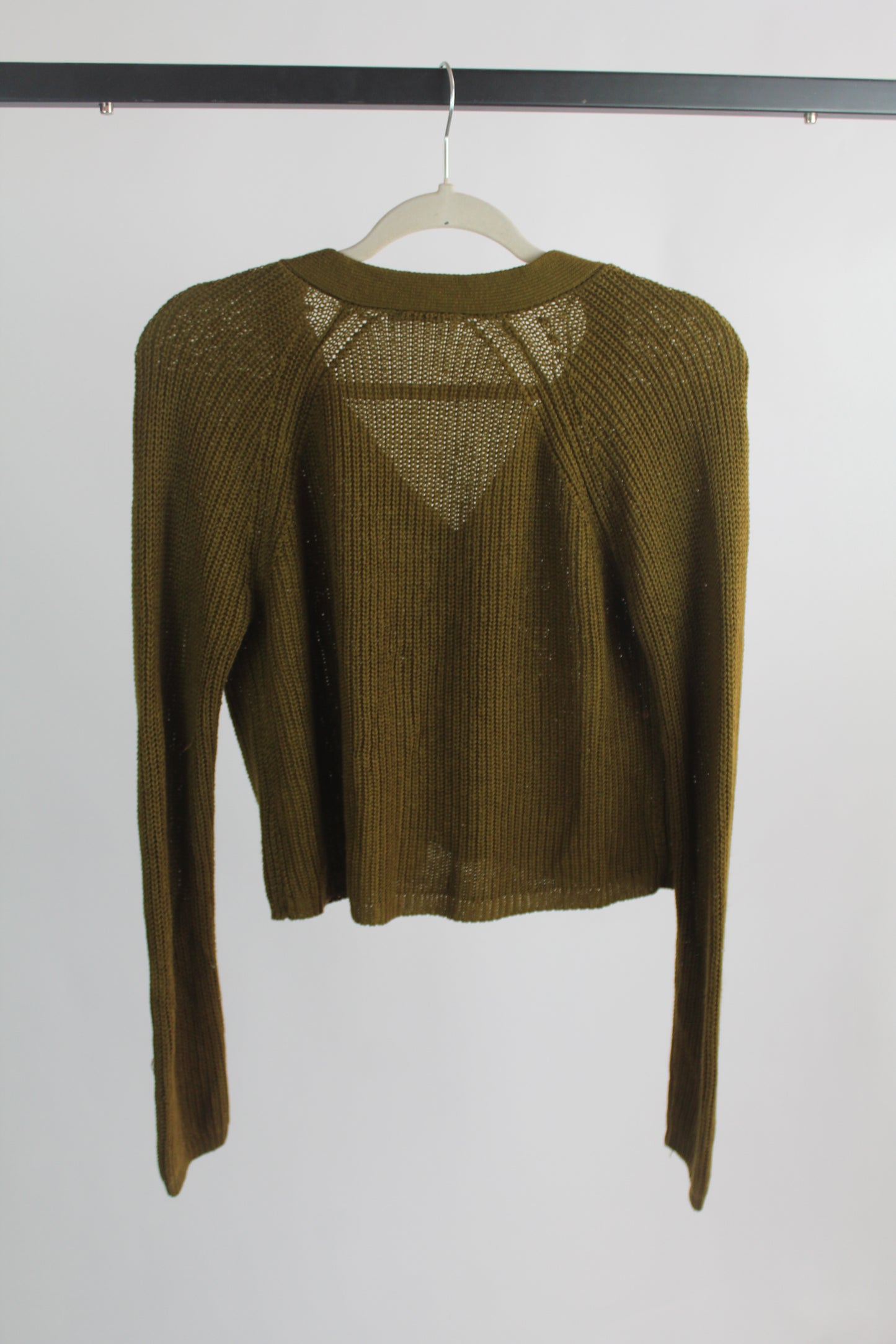 Women's Green Cardigan Size Medium