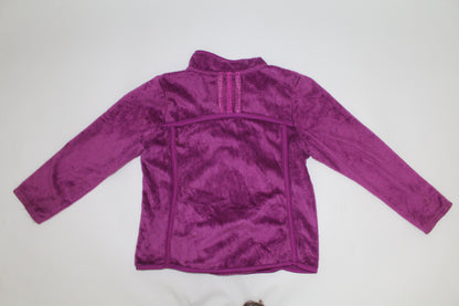 Girls’ Adidas Purple Plush Fleece Jacket – Size 6X