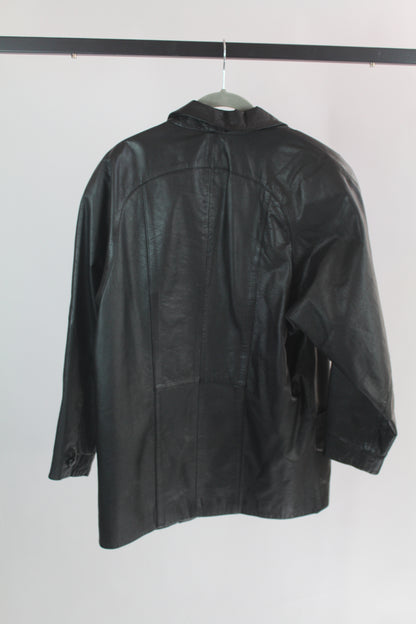 Women's Byrnes and Blaker Vintage Leather Blazer Size XS