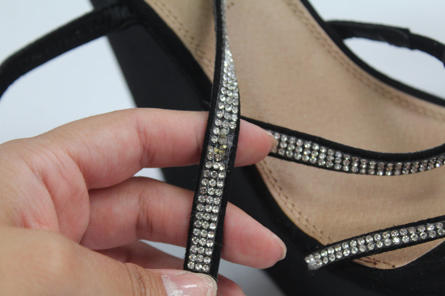 Women's Black Asos Formal Wedges Size 4 - Sold As Is