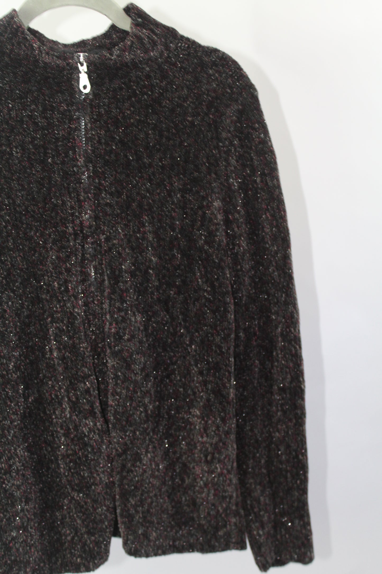 Vintage Zip-Up Sweater Size XL