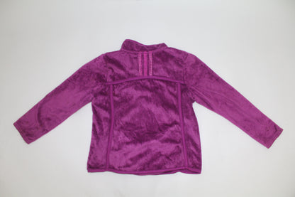 Girls’ Adidas Purple Plush Fleece Jacket – Size 6X