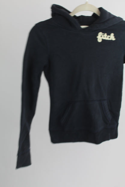 Women's Vintage Abercrombie & Fitch Blue Hoodie Size Medium
