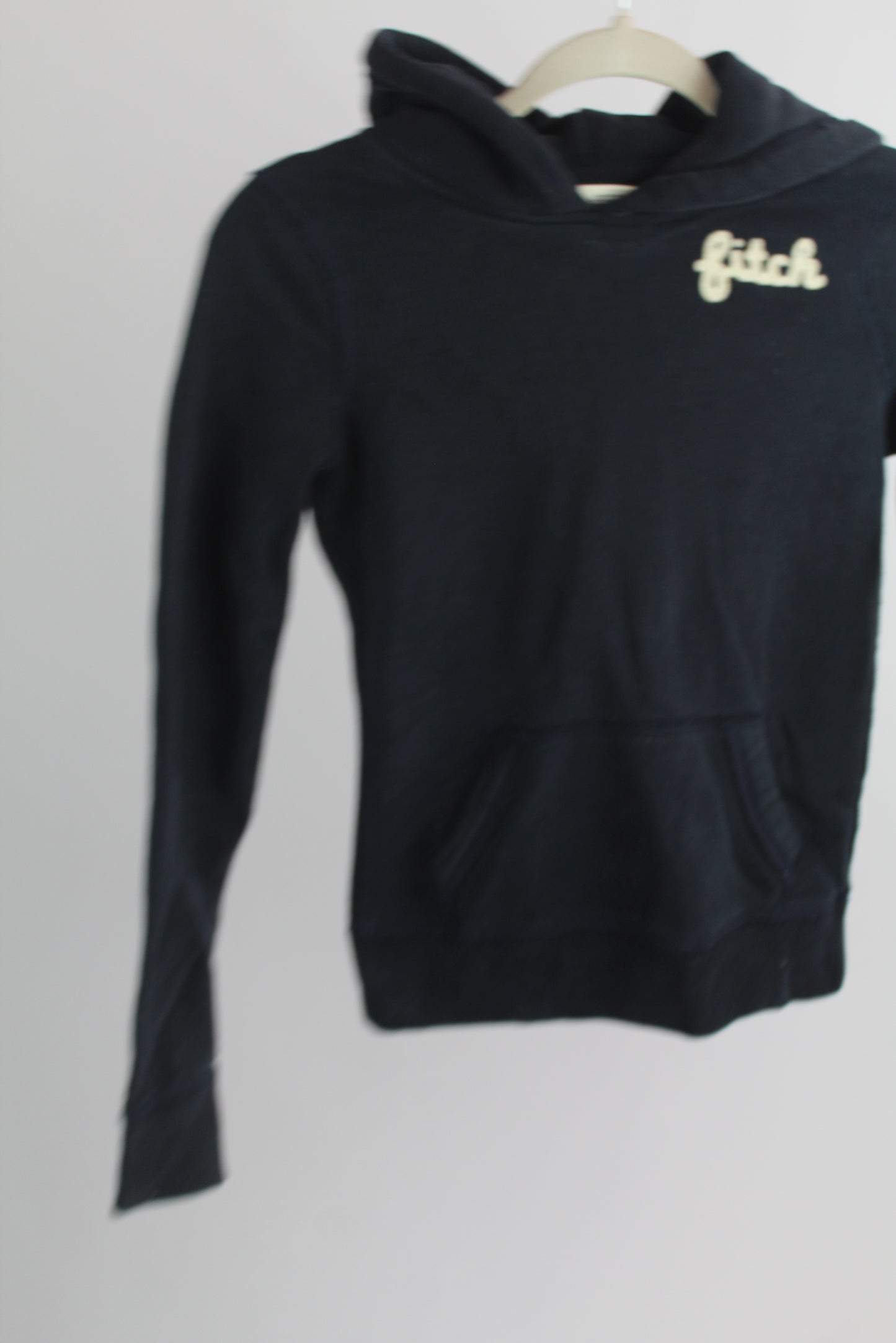 Women's Vintage Abercrombie & Fitch Blue Hoodie Size Medium