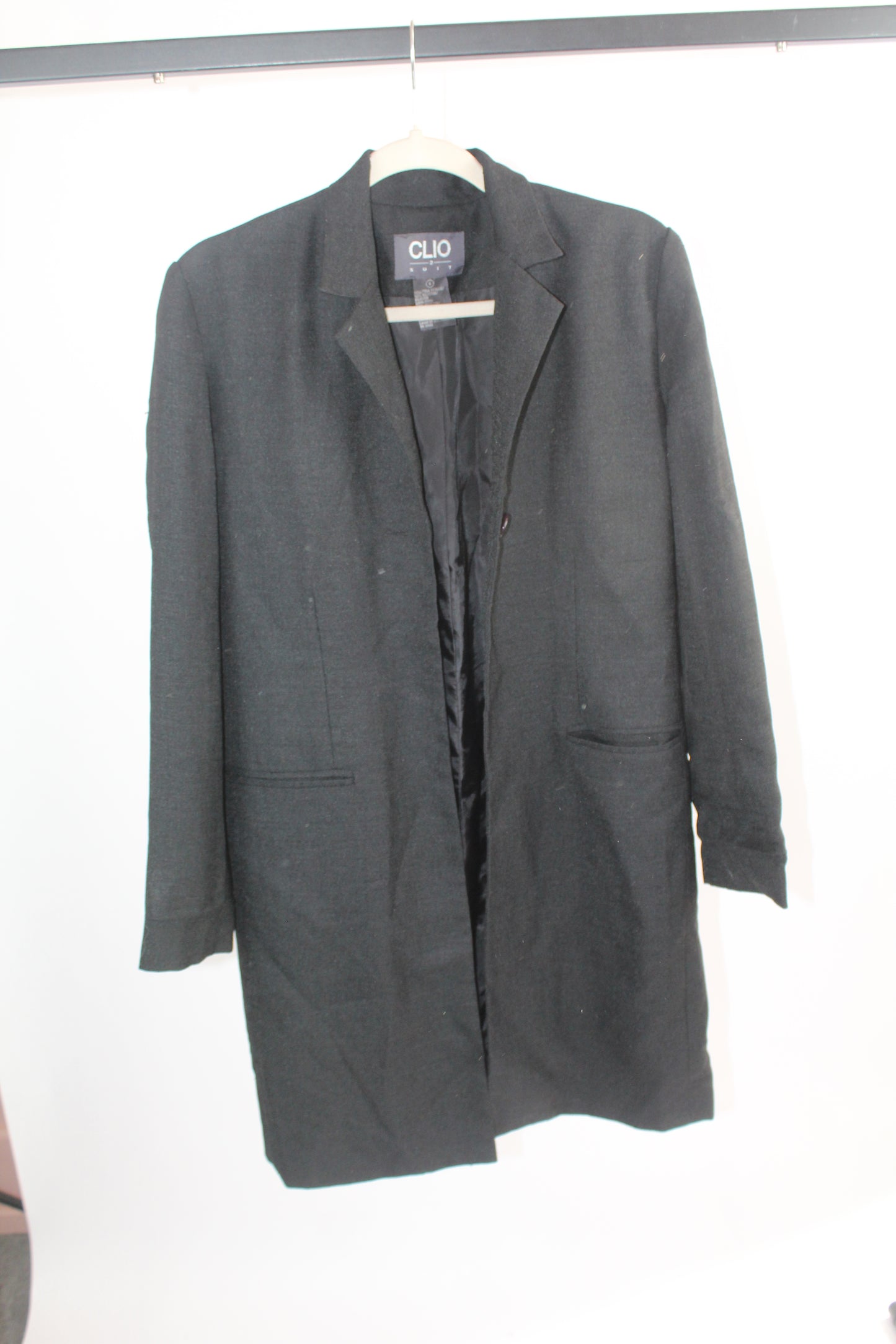 Women's Black Vintage Suit Blazer Size 6