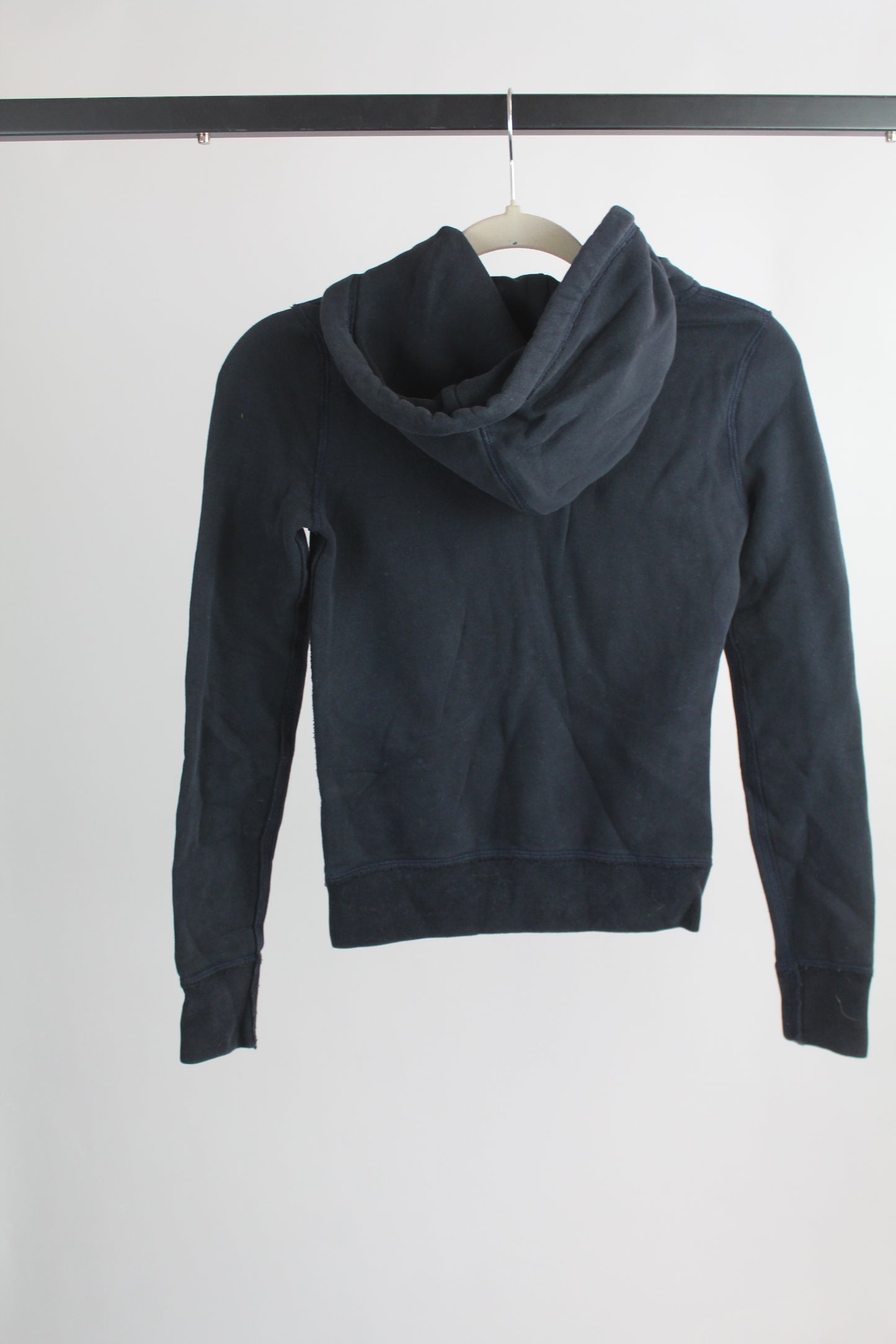 Women's Vintage Abercrombie & Fitch Blue Hoodie Size Medium
