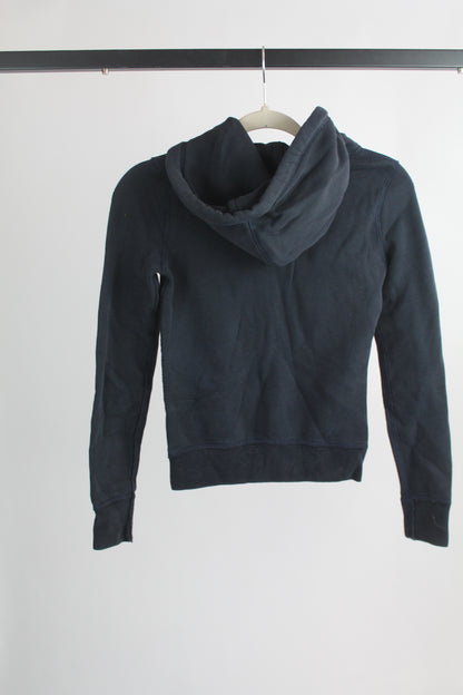Women's Vintage Abercrombie & Fitch Blue Hoodie Size Medium