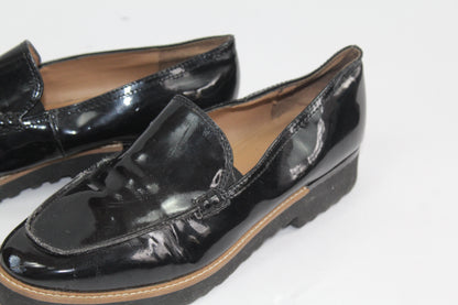 Women's Black Franco Sarto Loafers Size 7