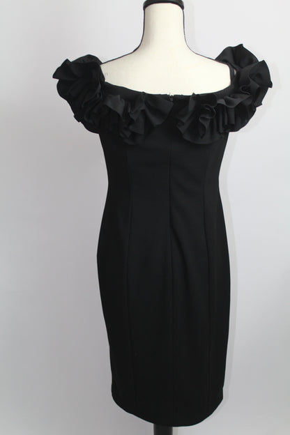 Women’s Calvin Klein Classic Black Sleeveless Dress – Size 6