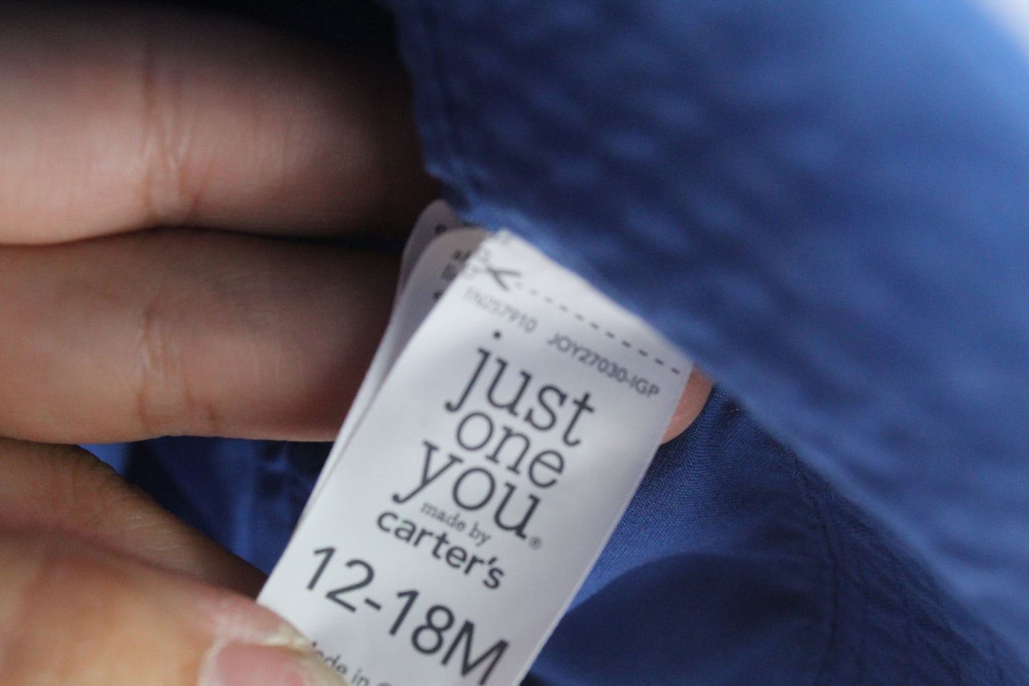 Boys Baby Blue Shark Bucket Hat 12-18M