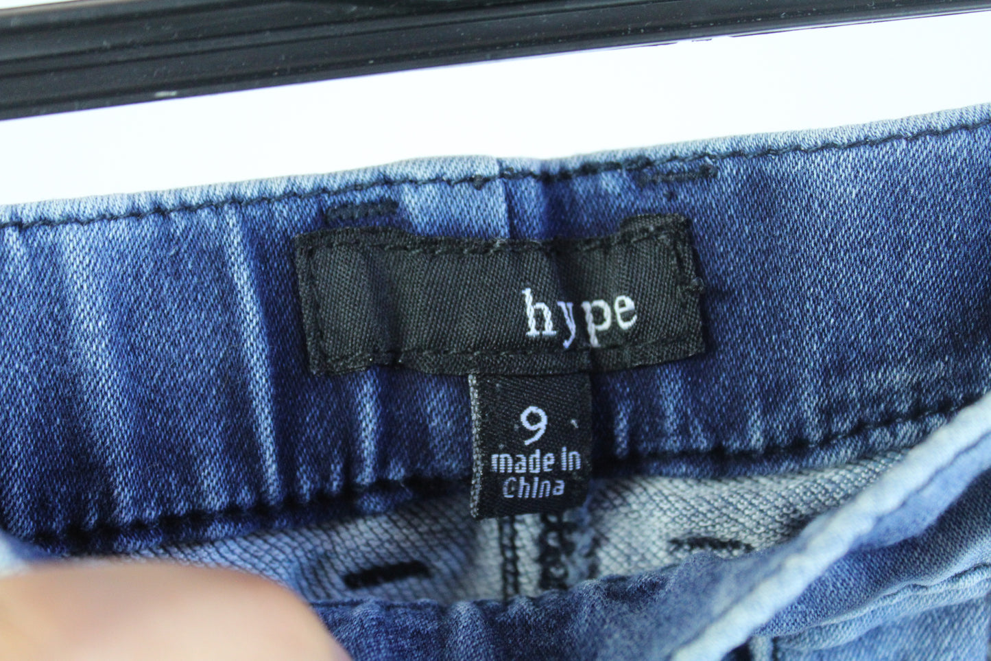 Hype Maternity Wear Denim Stretch Fabric Shorts Women's Size 9