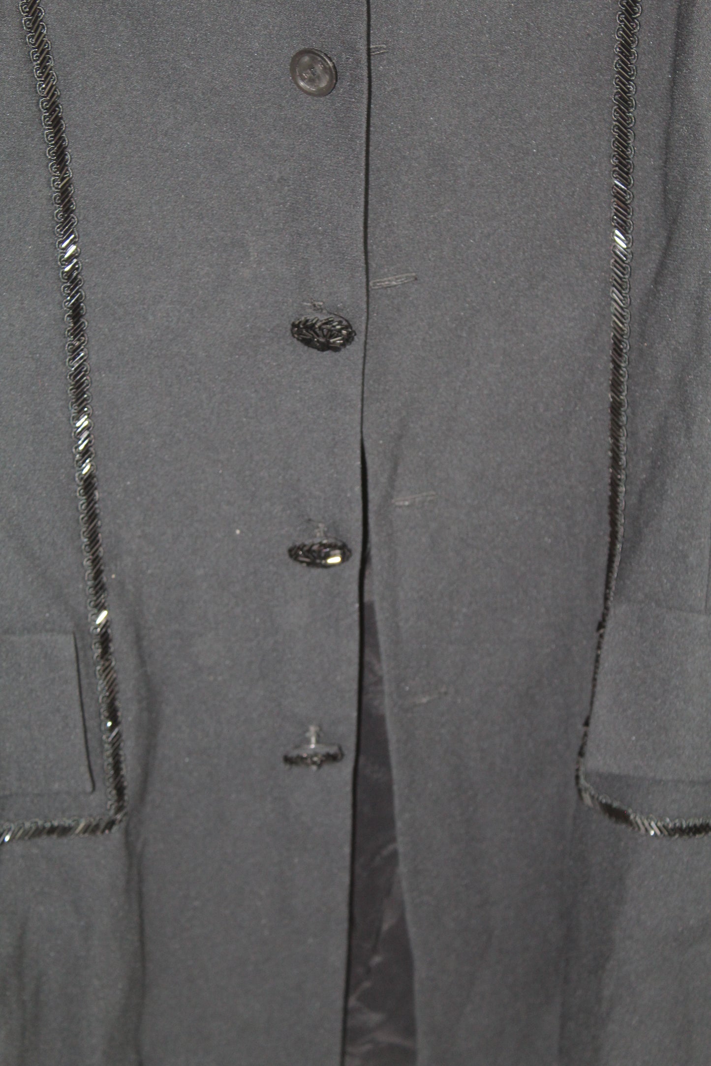 Women's Vintage Black Suit Top Size 18