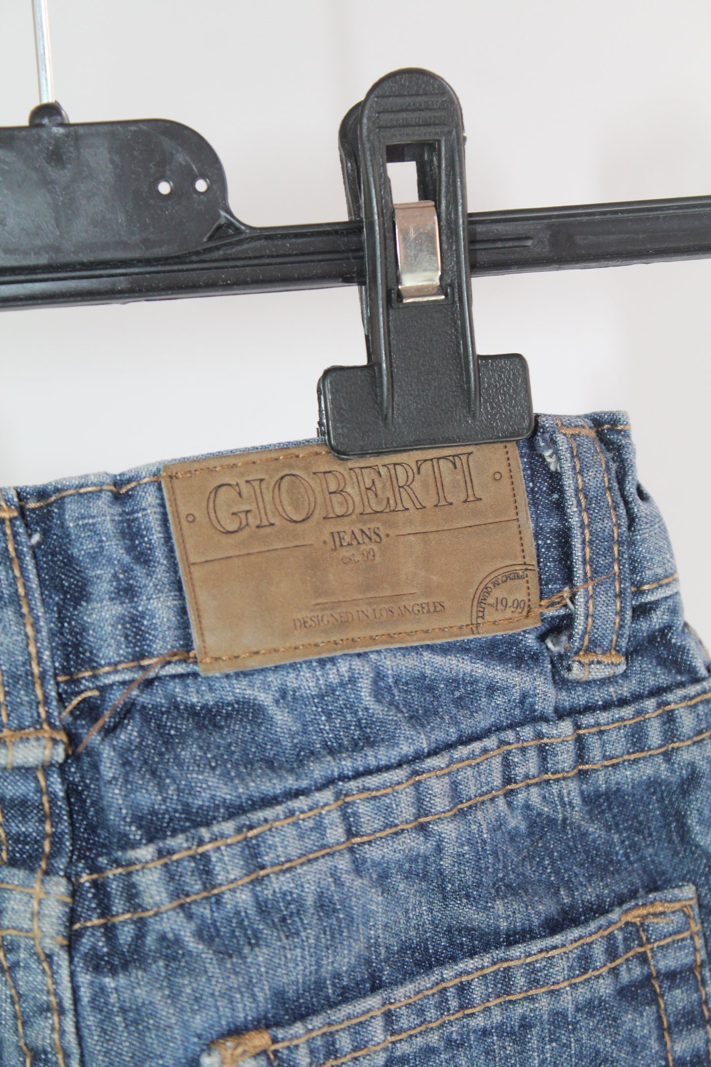 Boys Dark Wash Gioberto Jeans Size 4