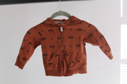 Boys Baby Carter’s Racoon Zip-Up Hoodie – Size 18M
