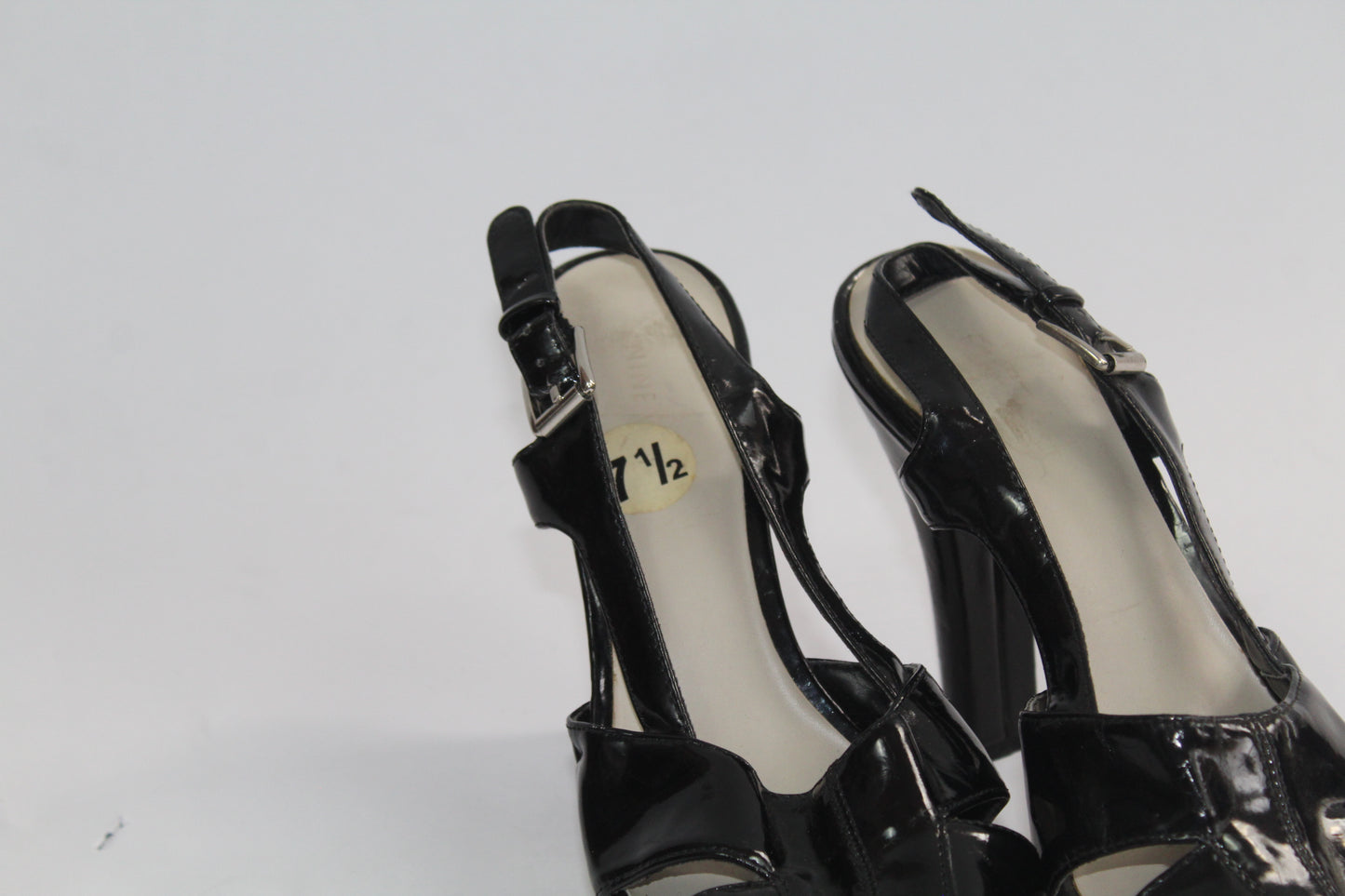 Women's Black Nine West Heels Size 7.5
