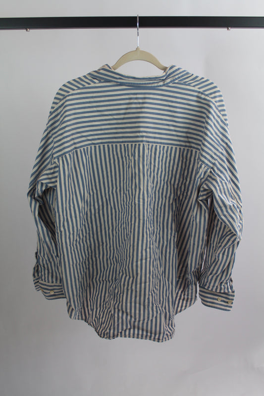 Women's Babaton Blue/White Long Sleeve Size Medium