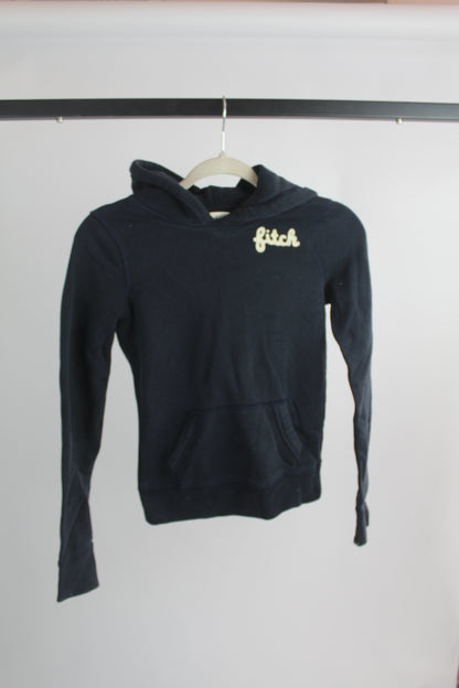 Women's Vintage Abercrombie & Fitch Blue Hoodie Size Medium