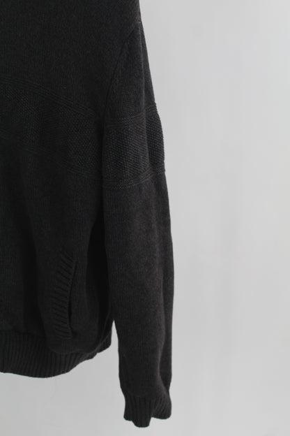 Men's Grey Knit Sweater Boston Traders Size Large