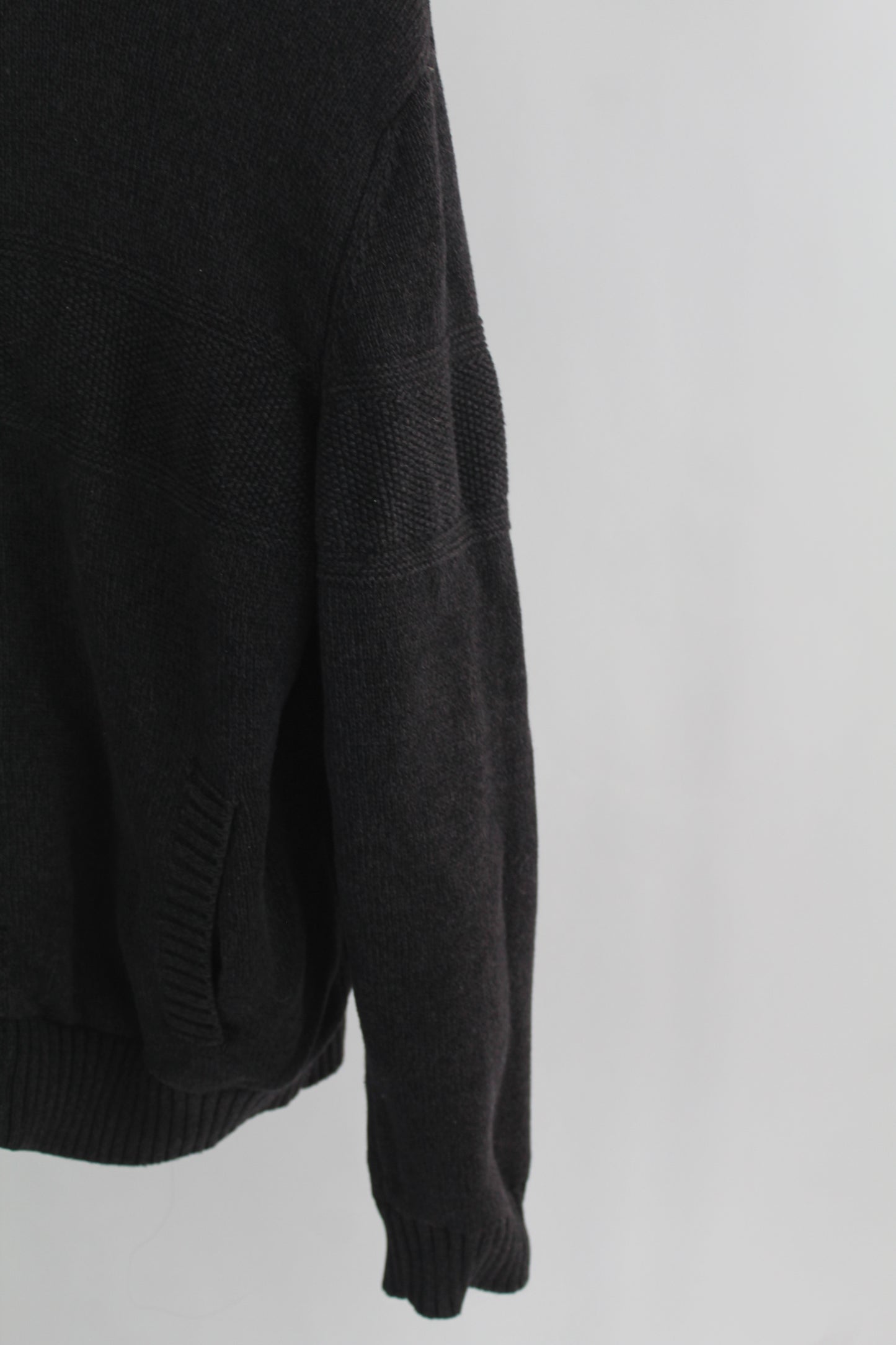 Men's Grey Knit Sweater Boston Traders Size Large