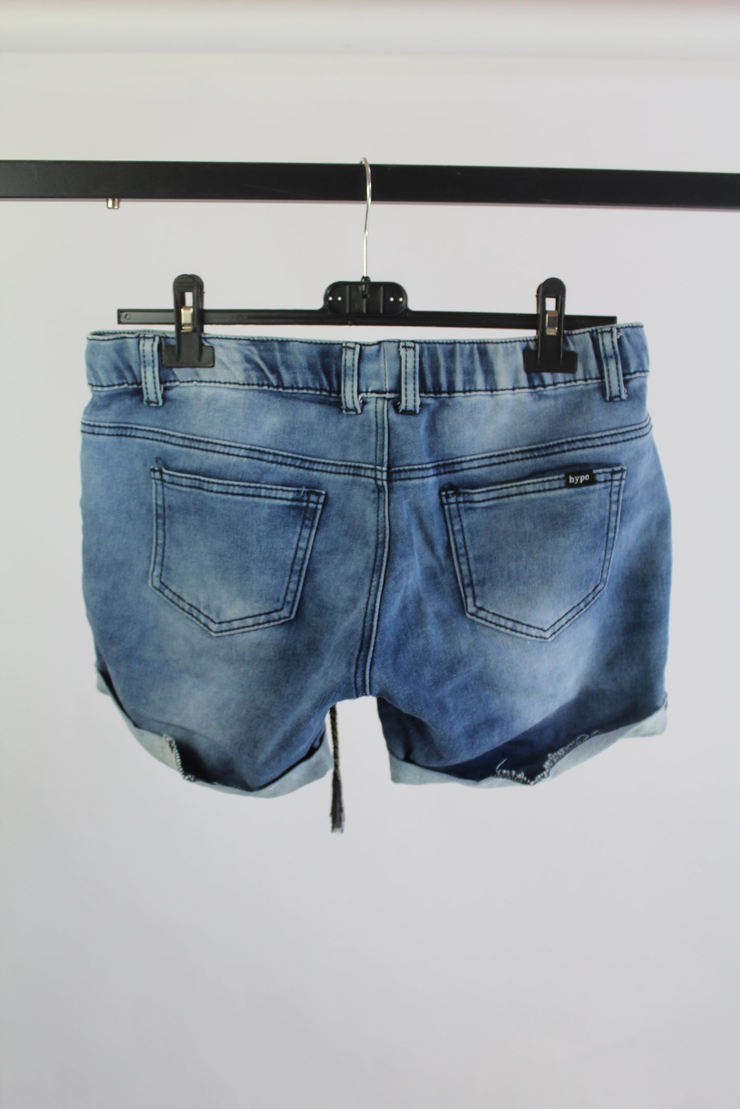 Hype Maternity Wear Denim Stretch Fabric Shorts Women's Size 9