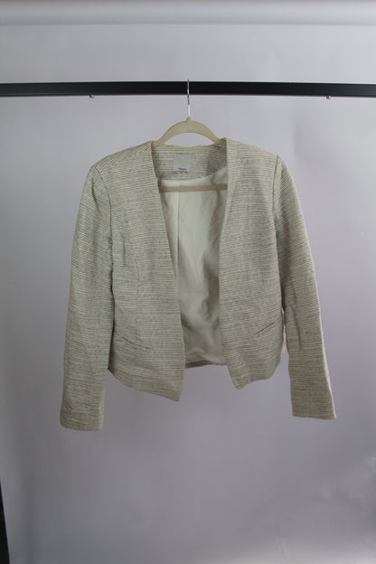 Women's Halogen Black/White Blazer Size Small