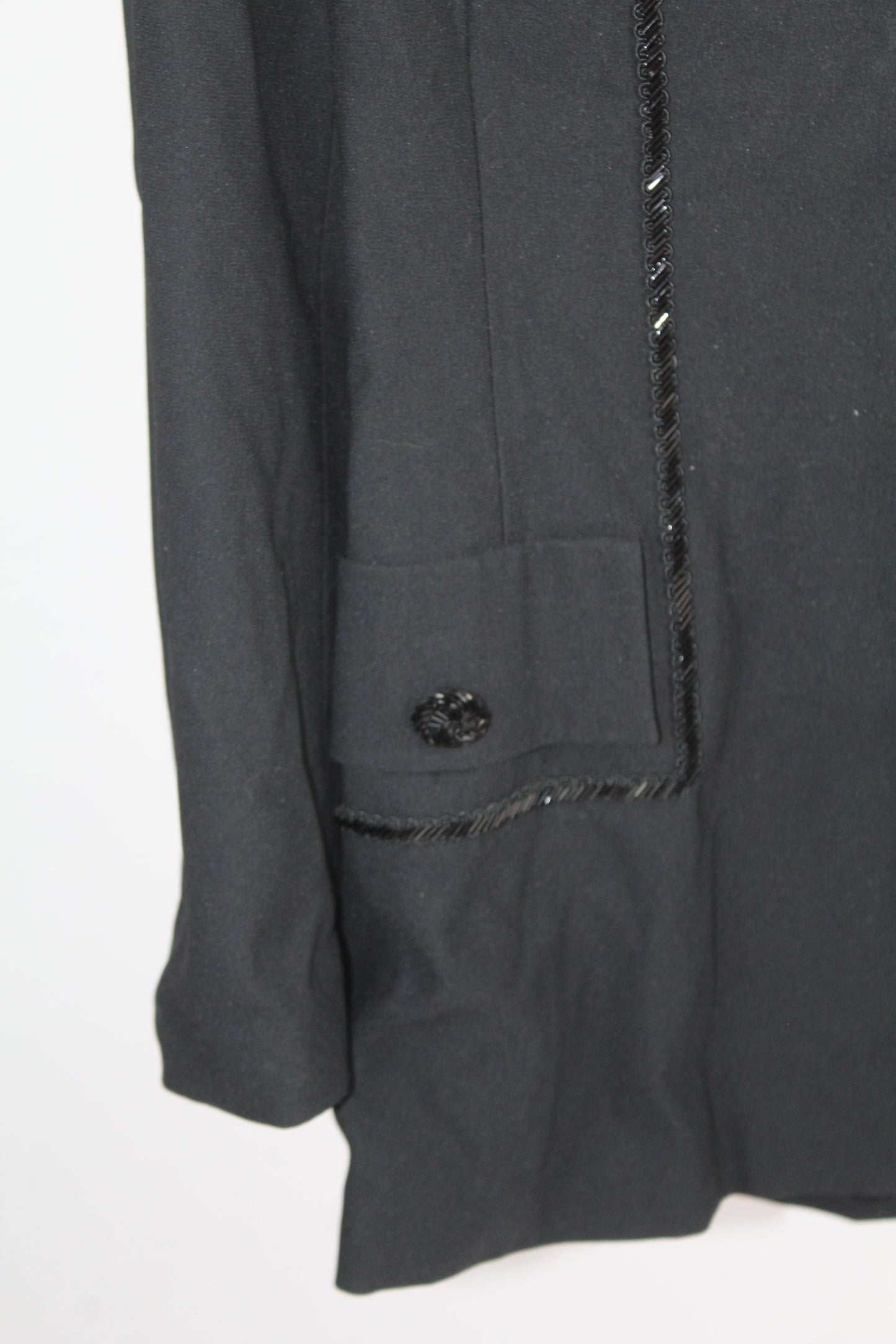 Women's Vintage Black Suit Top Size 18