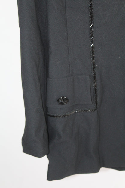 Women's Vintage Black Suit Top Size 18