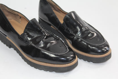Women's Black Franco Sarto Loafers Size 7