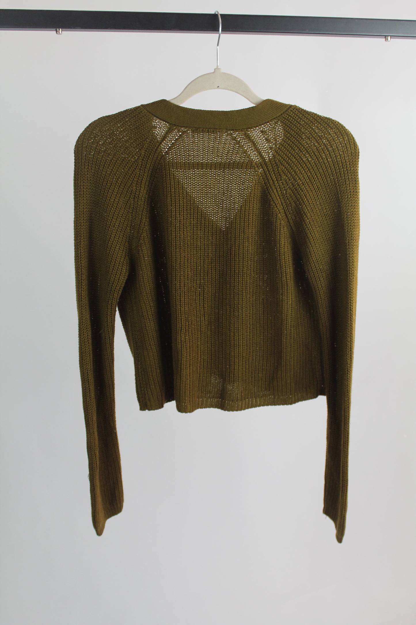 Women's Green Cardigan Size Medium