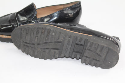 Women's Black Franco Sarto Loafers Size 7