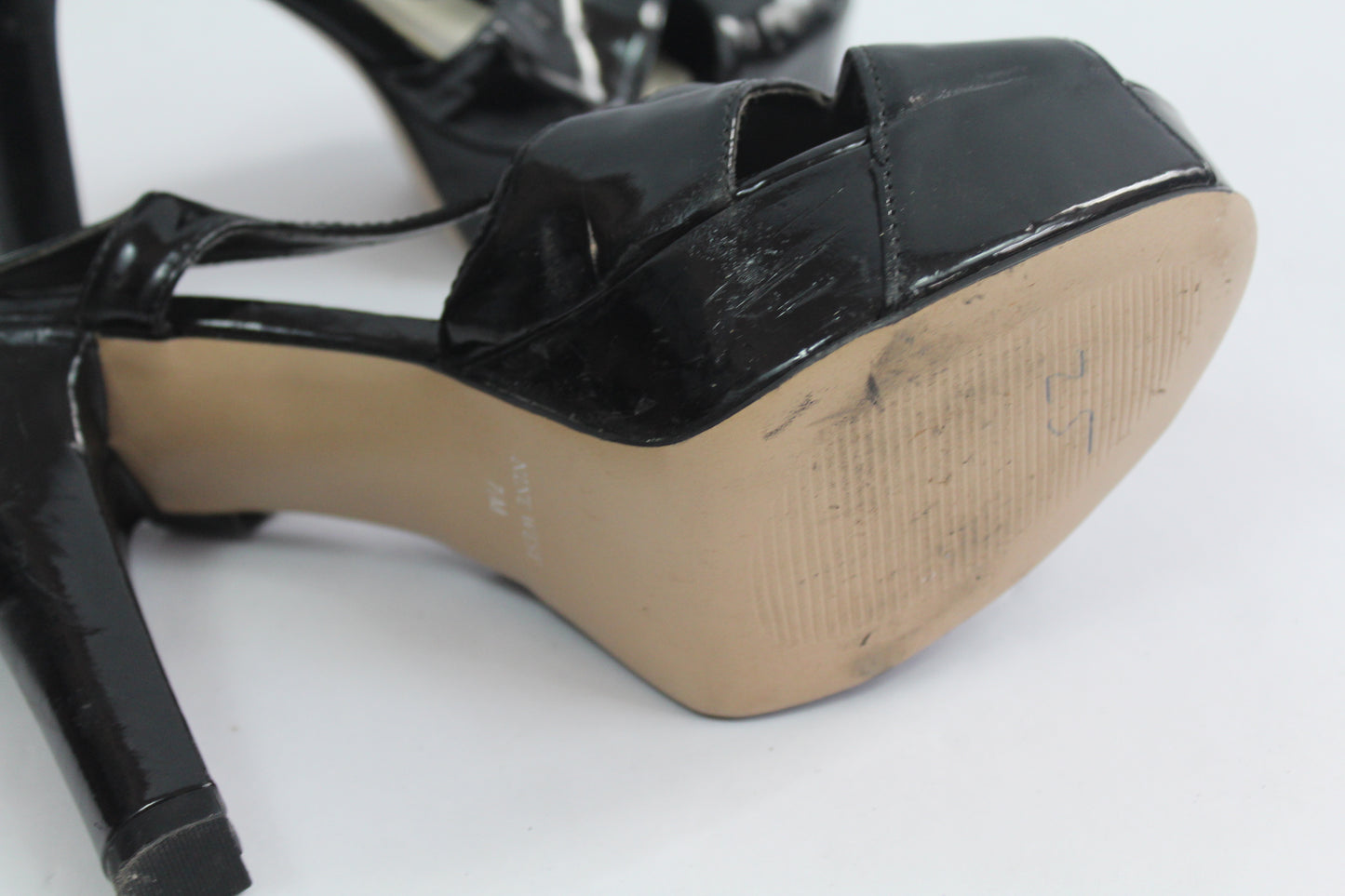 Women's Black Nine West Heels Size 7.5