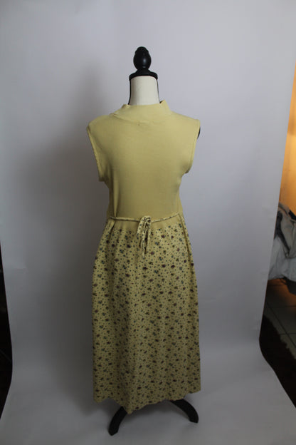 Women's Varsity Sport Ribbed Vintage Dress – Size M