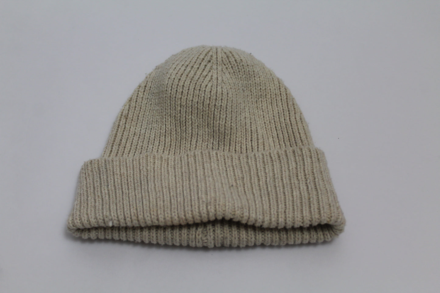 Old Navy Cream Ribbed Knit Beanie – One Size