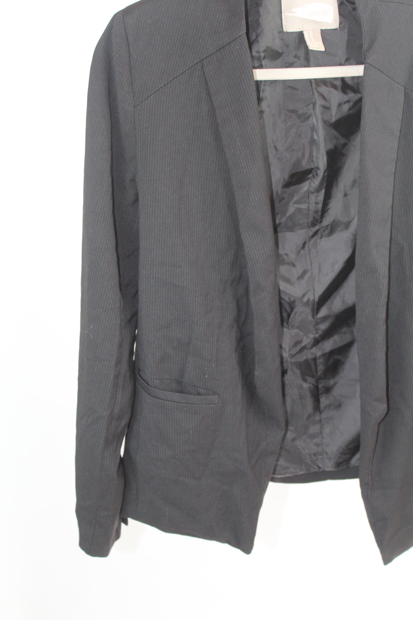 Women's Forever 21 Black/White Blazer Size Medium