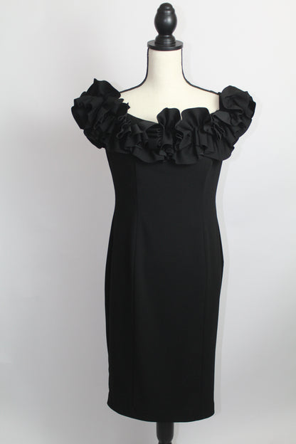 Women’s Calvin Klein Classic Black Sleeveless Dress – Size 6