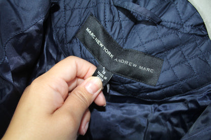 Women's Blue Puffer Jacket Marc Jacobs Size Medium
