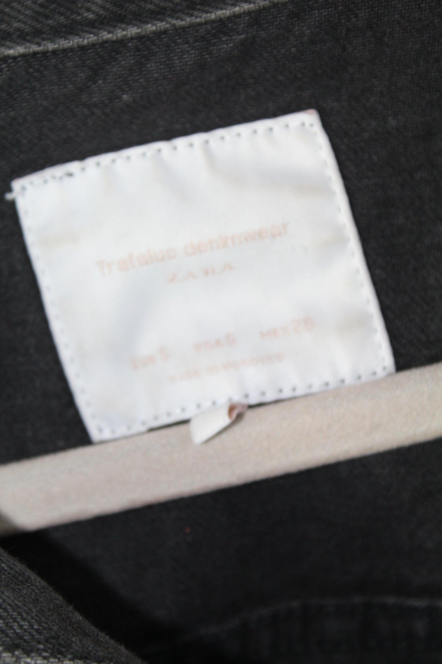 Women's Zara Trafaluc Denim Distressed Jacket Size Small