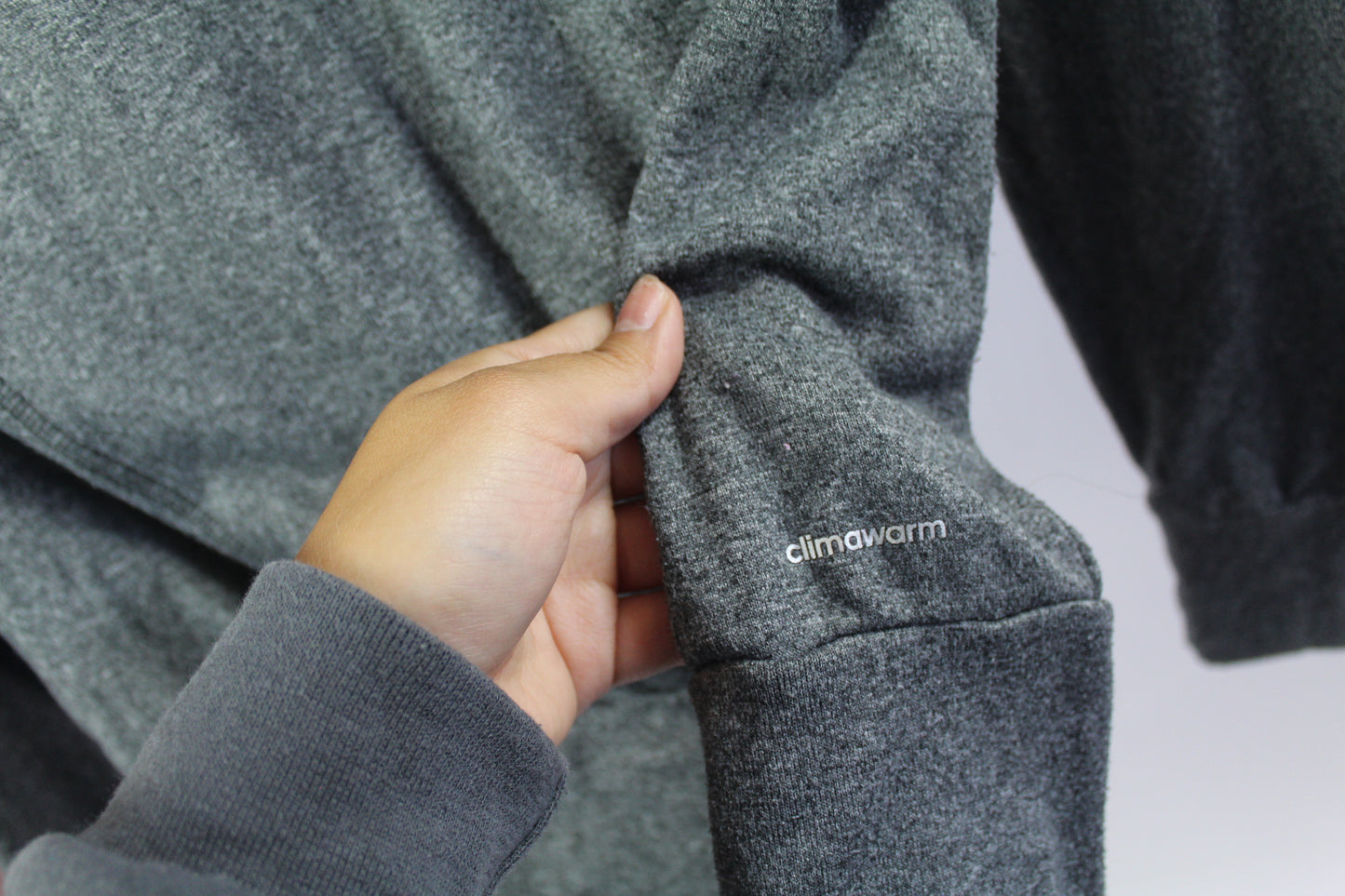 Adidas Grey Women's Hoodie Size Small