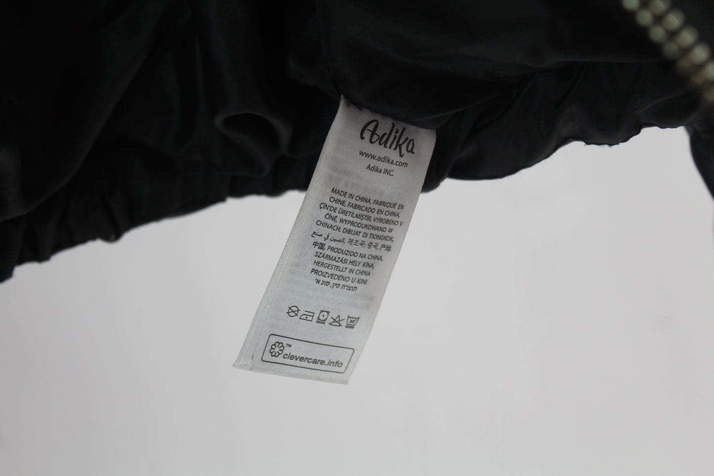 Women's Black Adika Cropped Puffer Jacket Size Small