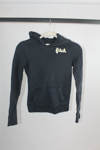 Women's Vintage Abercrombie & Fitch Blue Hoodie Size Medium