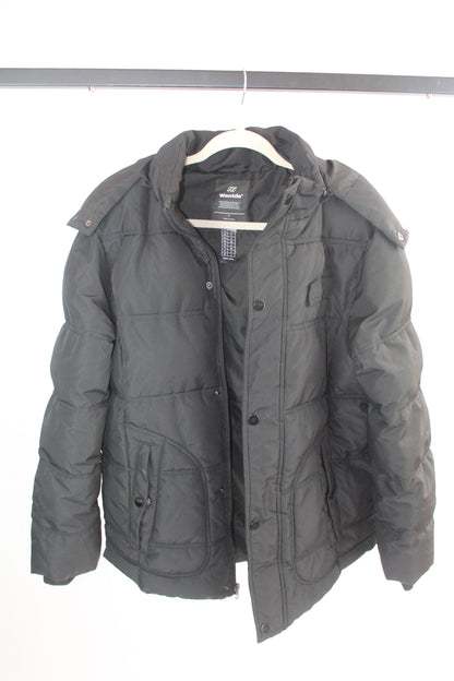 Women's Black Puffer Jacket Size Small Brand Wantdo