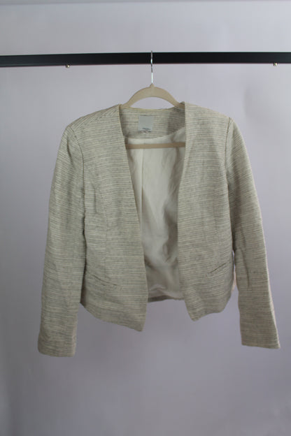 Women's Halogen Black/White Blazer Size Small