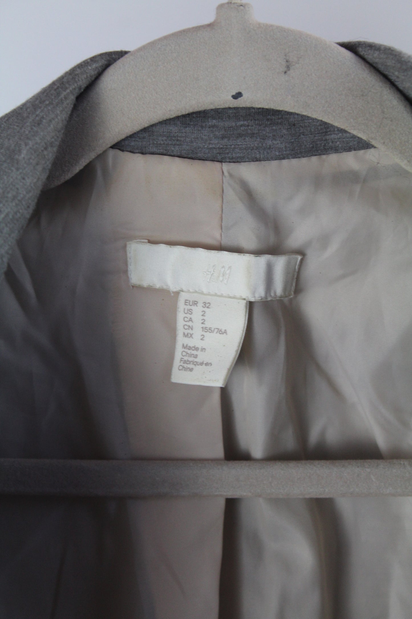 Women's HM Grey Blazer Size 2