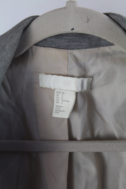 Women's HM Grey Blazer Size 2