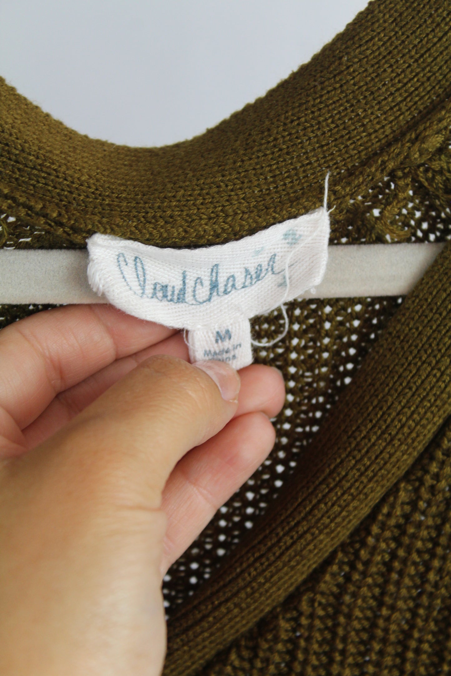 Women's Green Cardigan Size Medium