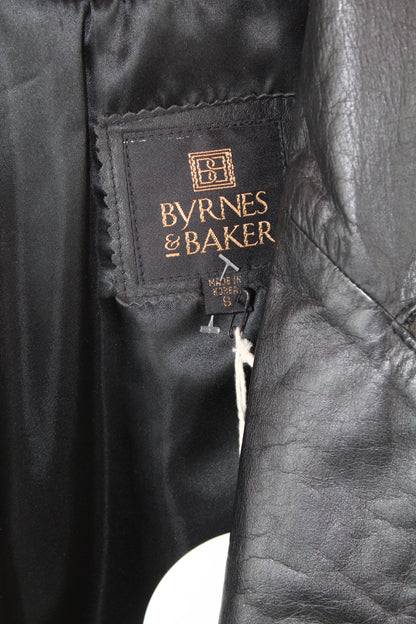 Women's Byrnes and Blaker Vintage Leather Blazer Size XS