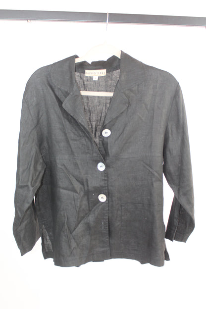 Women's Vintage David Bart Petite Black Long Sleeve