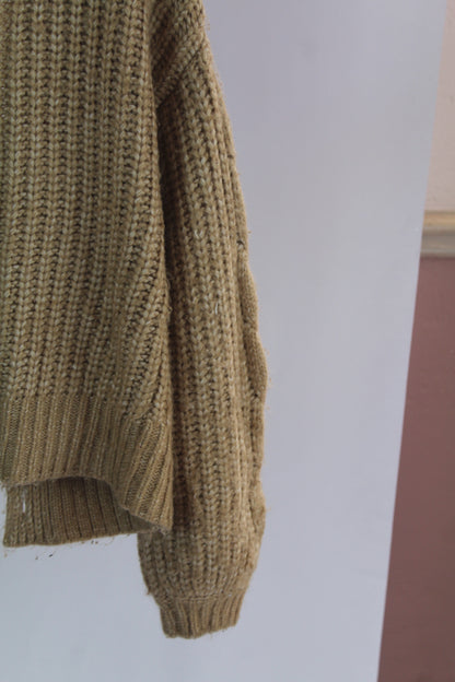 Women's A New Day Brown Knit Cardigan Size Small